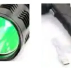 Linterna / Foco Recargable. Luz Verde.