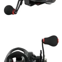 Reel Galleta Casting Rotativo Negro Izq/Der