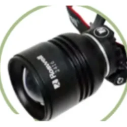 Linterna Minero Súper Potente:led Laser 15w 800lm Recargable Blanco Negro