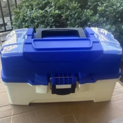 Caja de pesca tapa azul