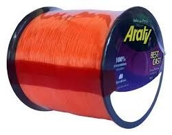 Monofilamento Araty Best Cast 1/4lbs NARANJA FLUO